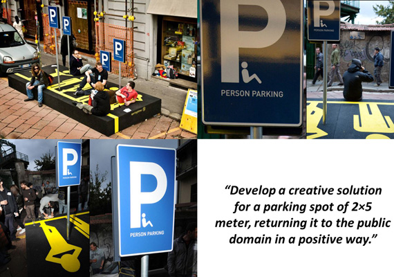 Person Parking Collage
