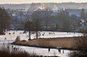 Winter auf dem Fluss. Foto: Zdeněk Chalupský