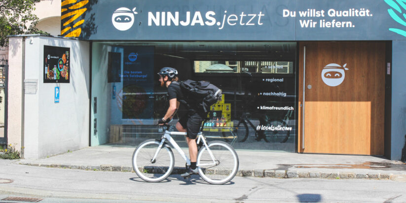 Mit NINJAS.jetzt schafften Unternehmer eine zeitgemäße Plattform für den Onlinhandel mit Lebensmitteln in Salzburg