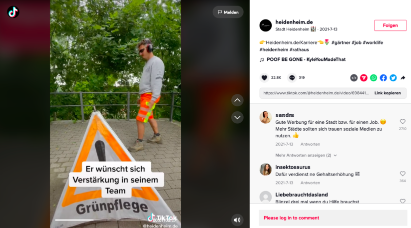 TikTok für Städte