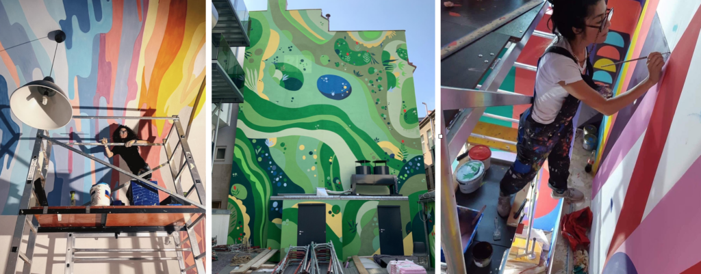 Mural Artist Agostina Suazo - Beispiele ihres Schaffens