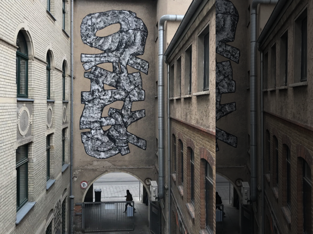 Urbane Interventionen Hühnergott_Wall Design for Retronom & OQ Paint (c) Manuel Skirl