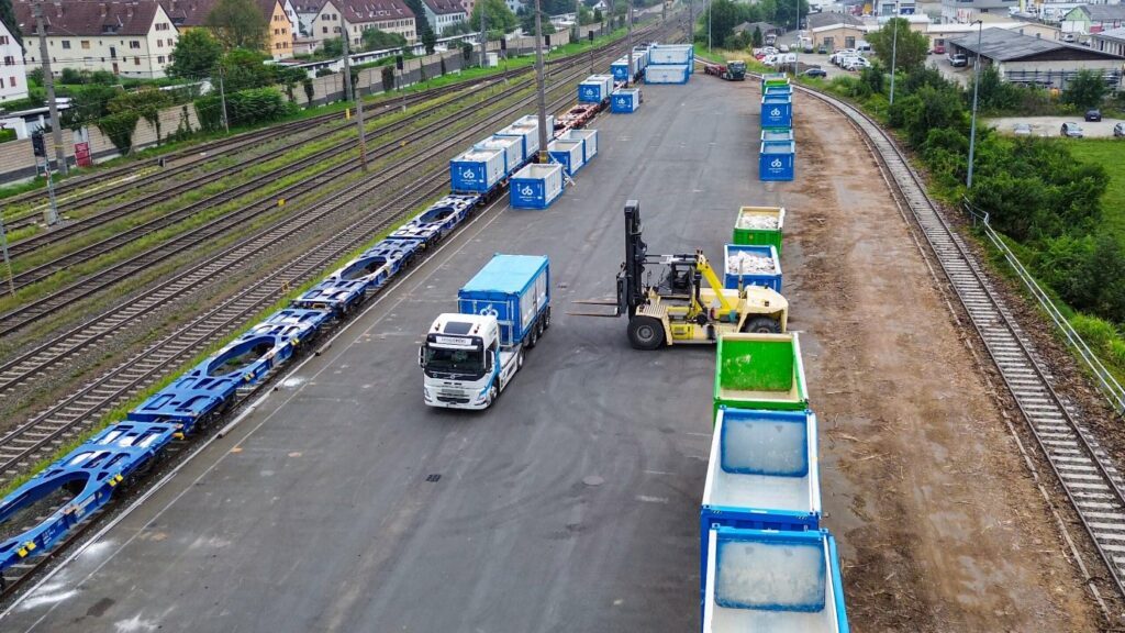Best Practice Elektromobiliät Firmen: Innovative Logistiklösung der Firma Innofreight durch Kombination von Bahn und E-LKW