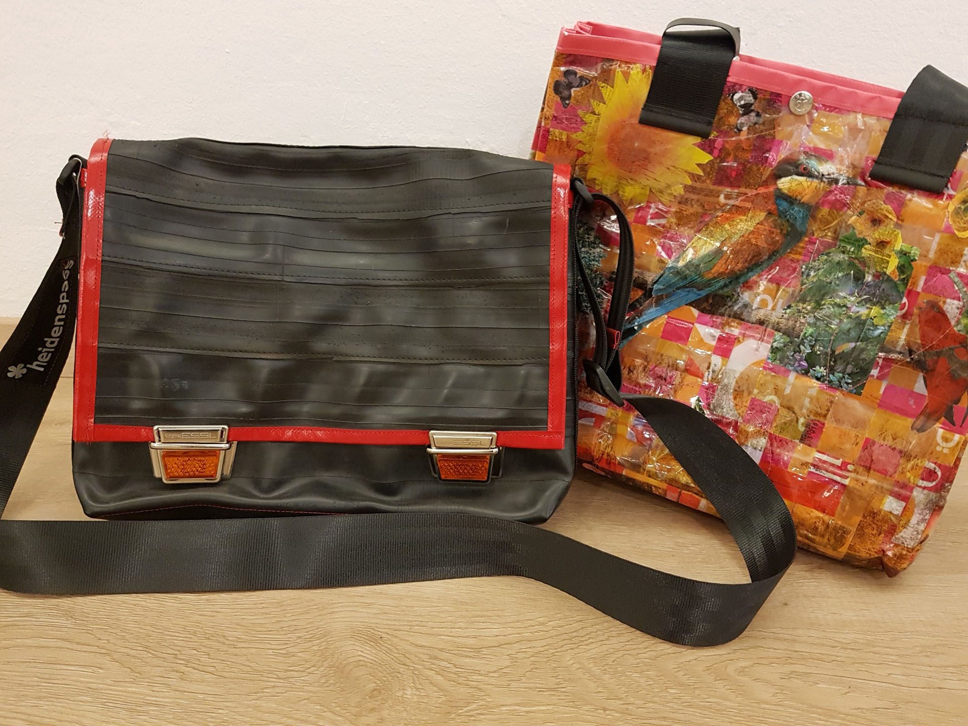 Nachhaltigkeit: Individuelle Taschen bei heidenspaß (c) Medienfrau