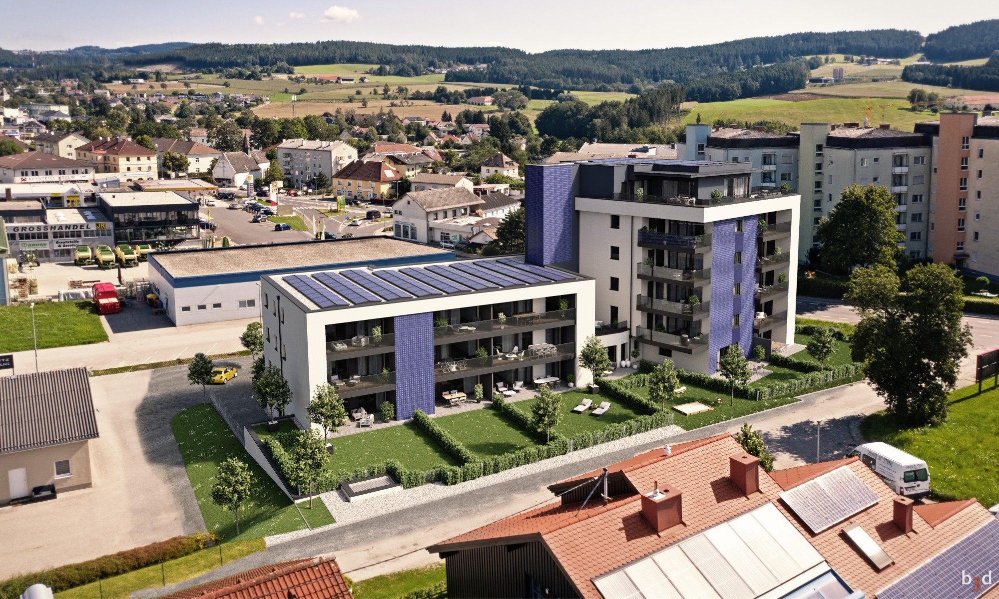 Neue Wohnprojekte wie in Freiburg zeigen, wie Wohnanlagen energieautark funktionieren. 